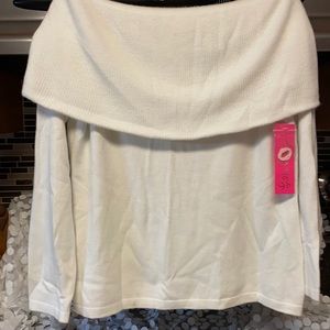 NWT Lily Pulitzer off the shoulder sweater
